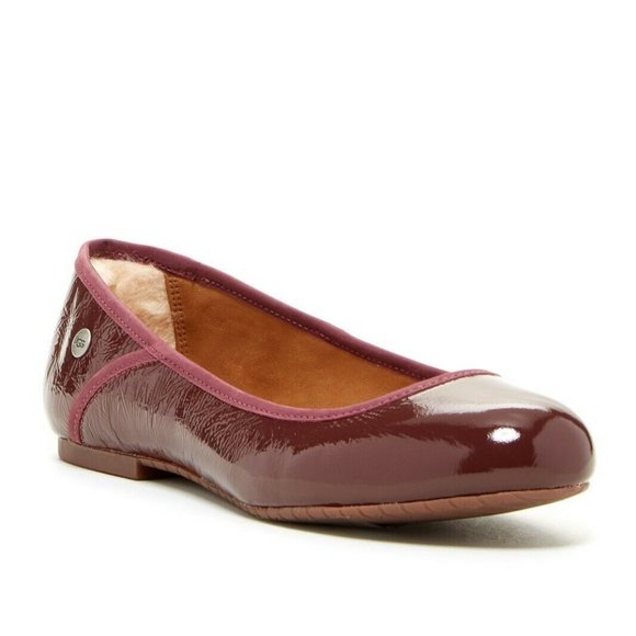 UGG Australia Women's Brown Antora Ballet Flat Shoe - Picture 1 of 3